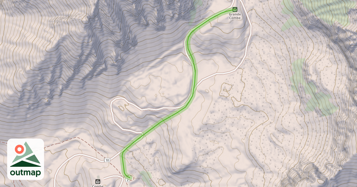 Map of Combe