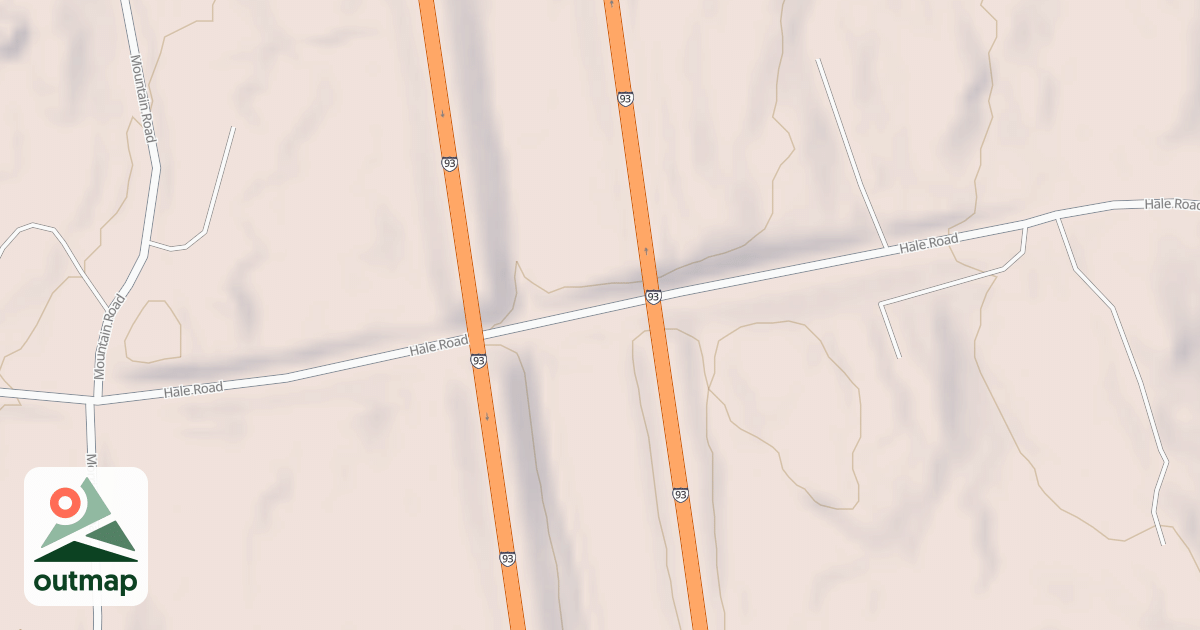 Map of Hale Rd