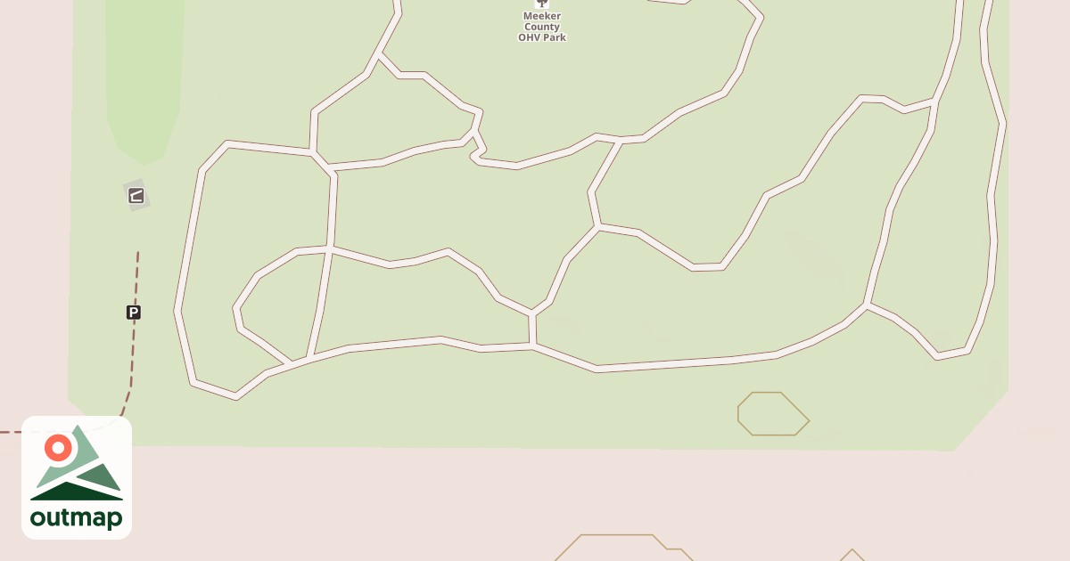 Map of Meeker County ATV/OHM Trails