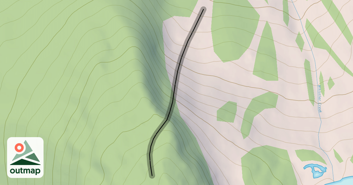 Map of Come Chute