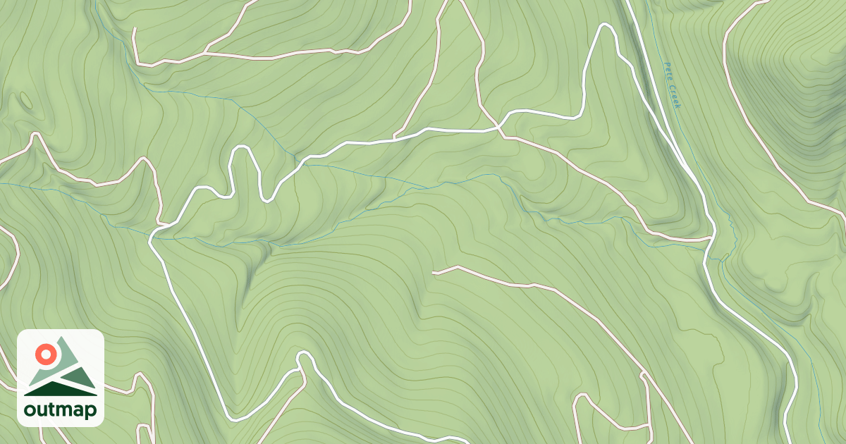 Map of BEETLE CREEK NORTH CREEK
