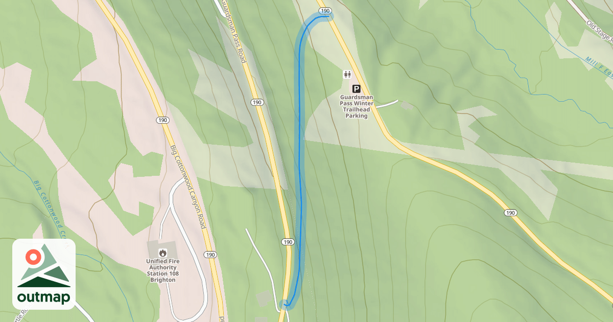 Map of Forest Glen Trail