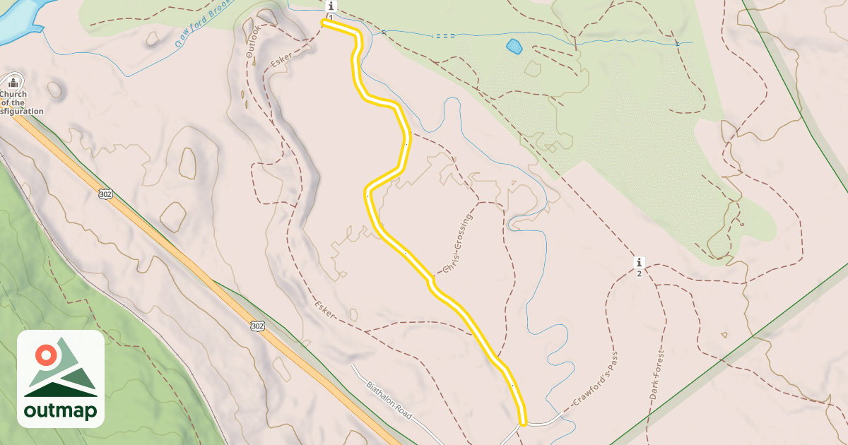 Map of Zealand Pass