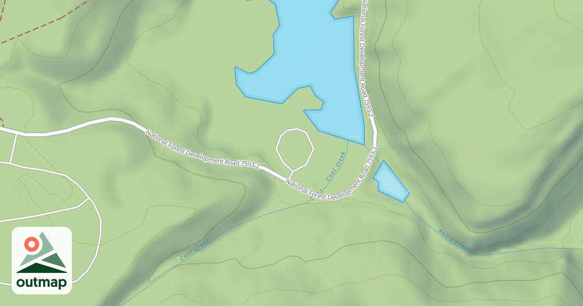 Map of FISHTRAP LAKE BOAT LAUNCH