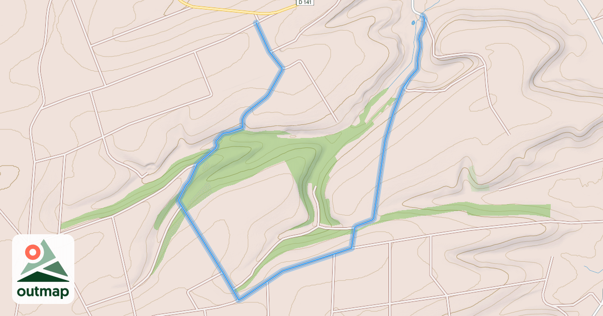 Map of Chemin d'Orfeuil à Saint-Morel