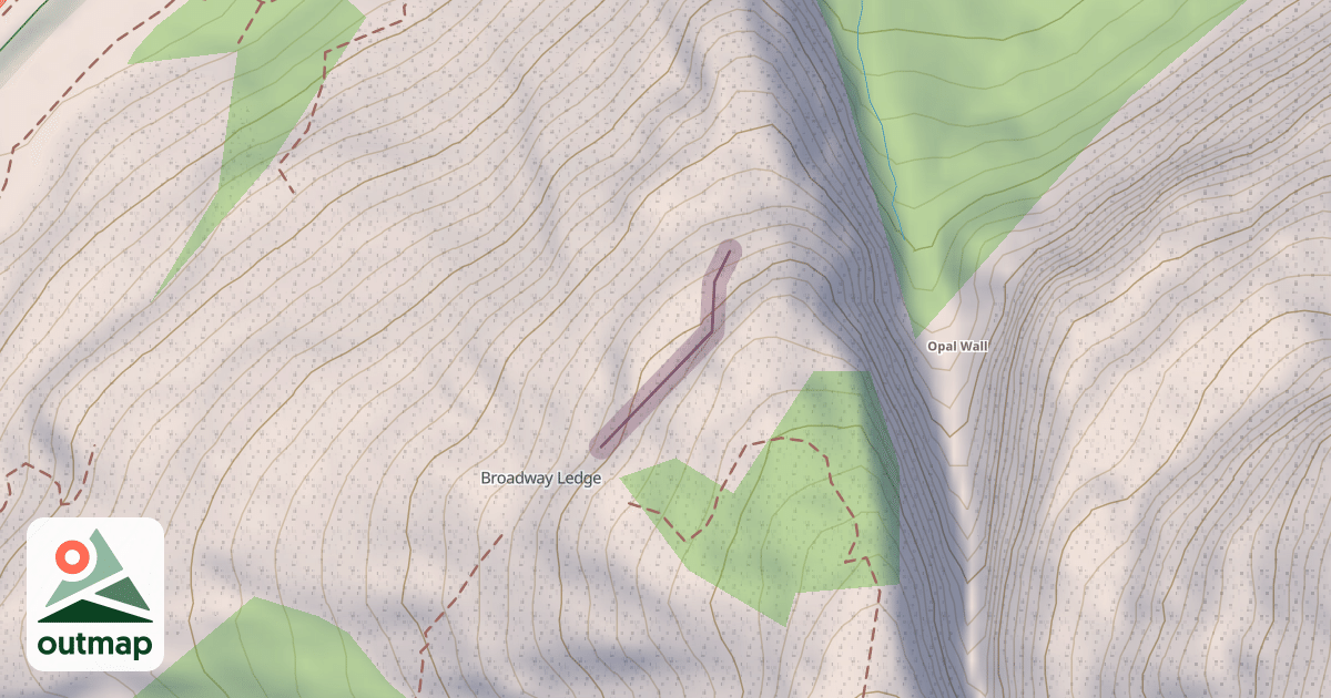 Map of Climbing Site