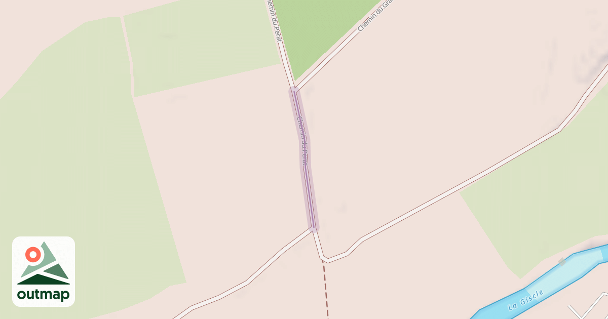 Map of Chemin du Perat