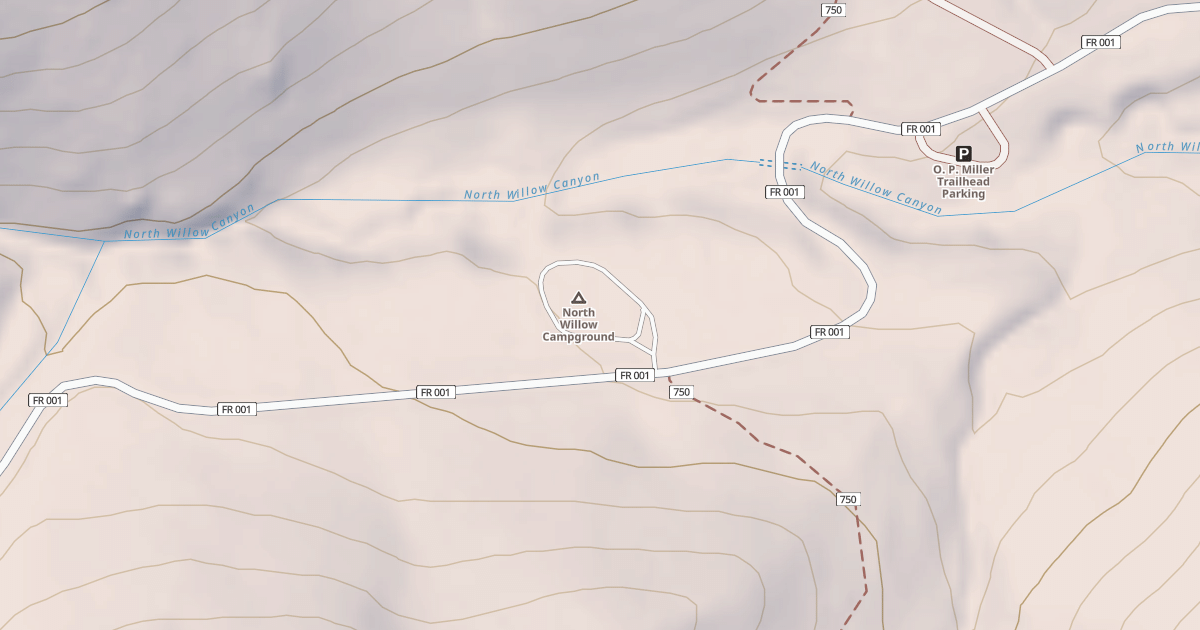 Map preview of O P MILLER T.H.