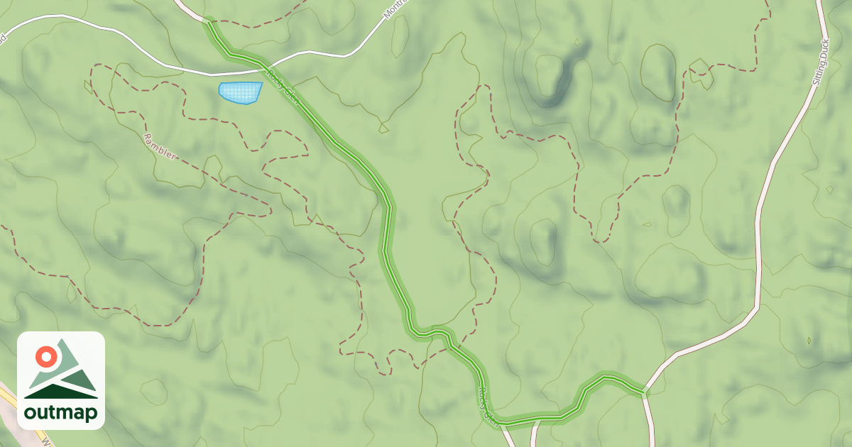 Map of Rocky Glen