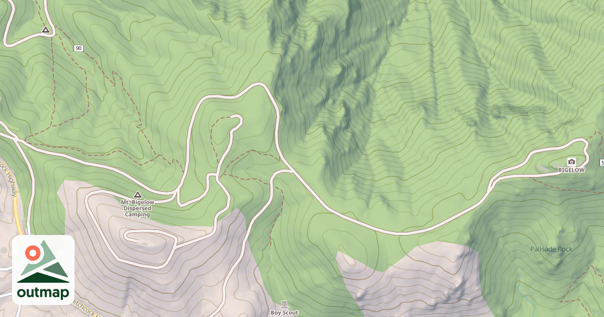 Map of BIGELOW