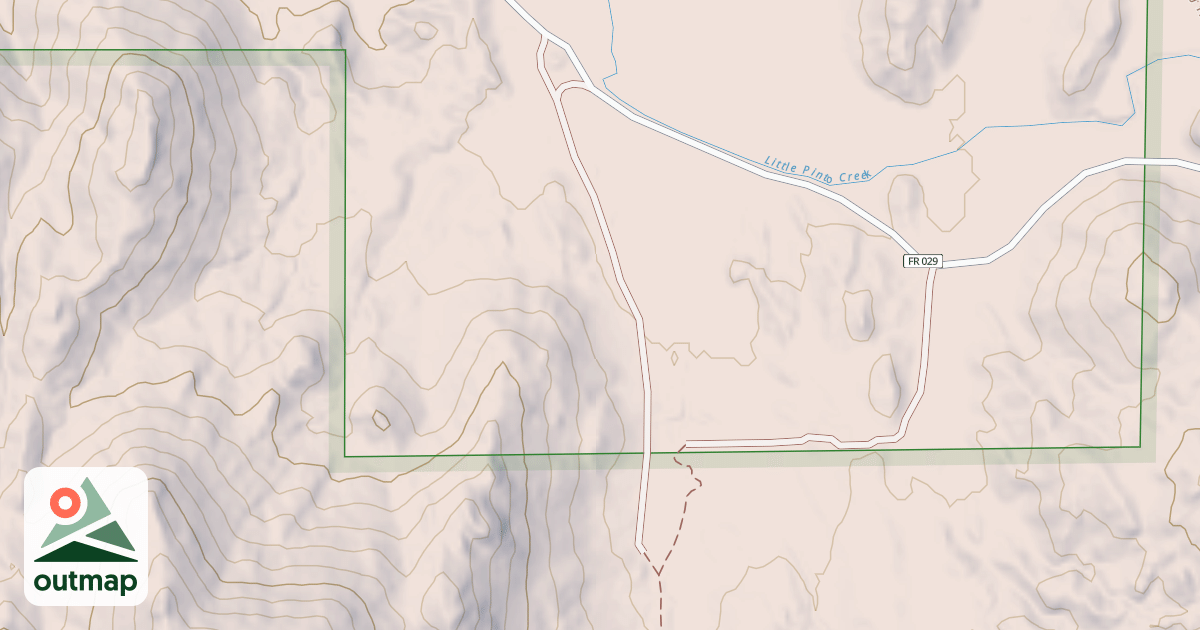 Map of USFS National Forest System Roads {97E2A5C9-2299-405A-AEDB-2837D257161C}