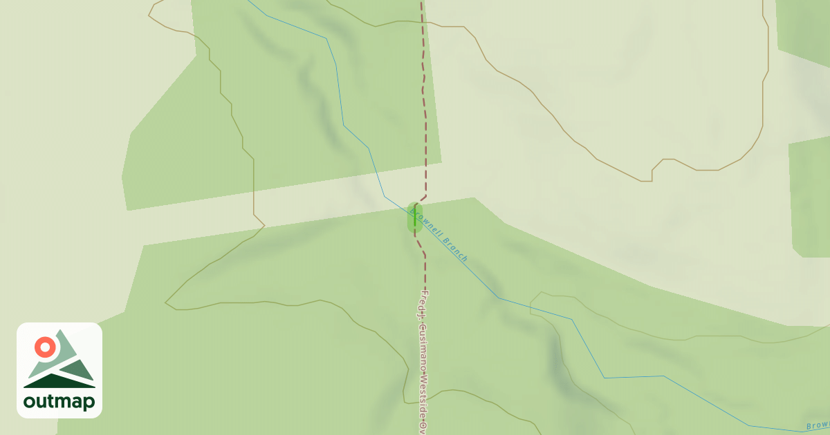 Map of Fred J. Cusimano Westside Overland Trail