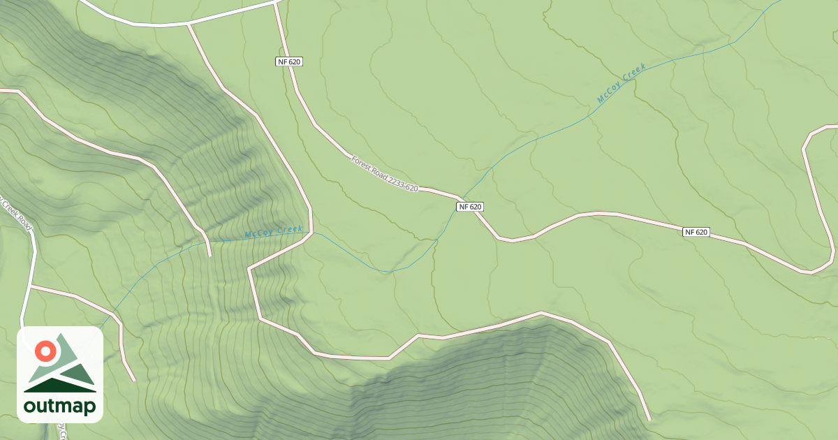 Map of USFS Motor Vehicle Use Map Roads {DCED2588-2911-4765-86D9-027A6FD902D2}