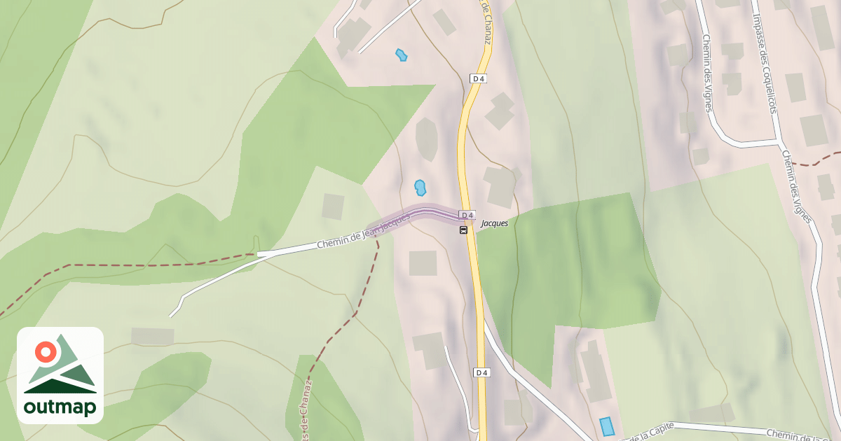 Map of Chemin de Jean Jacques