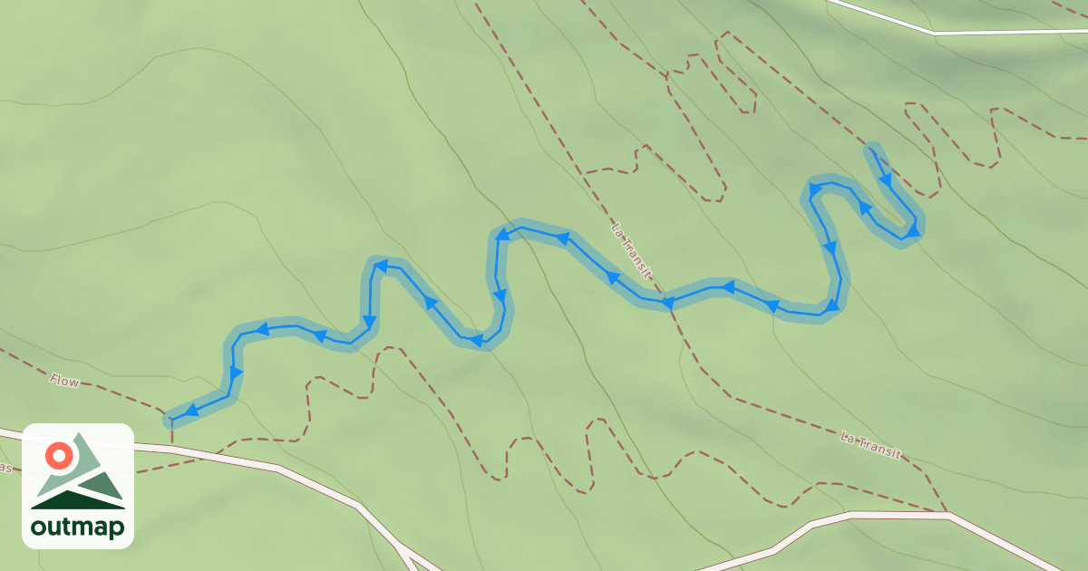 Map of Upper Flow