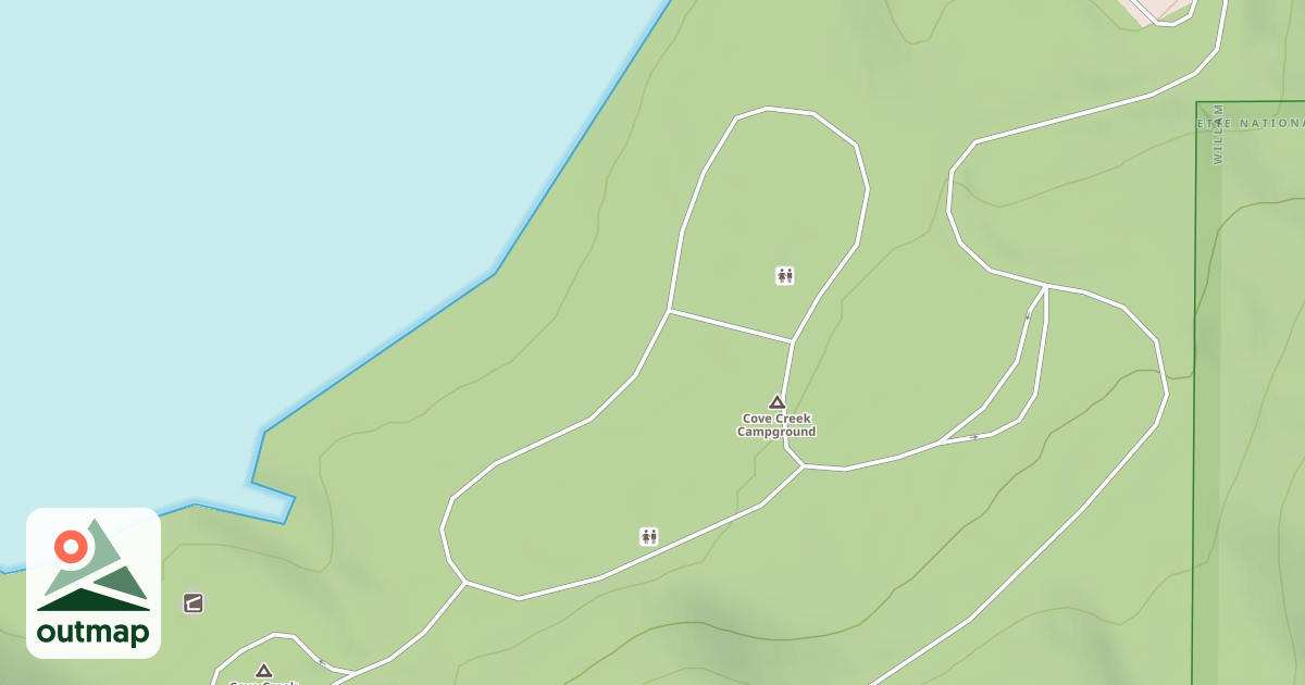 Map of COVE CREEK LOOP