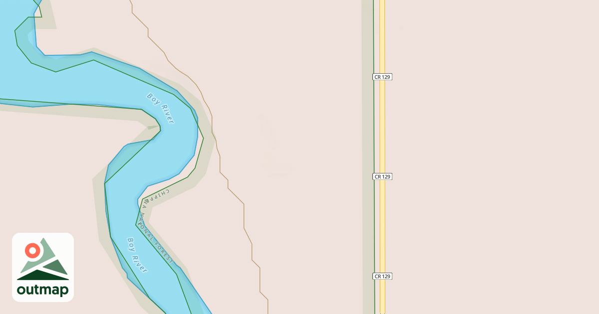 Map of CASS CO. 129 SPUR L