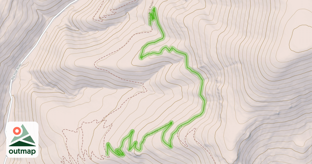 Map of Big Pole Vista