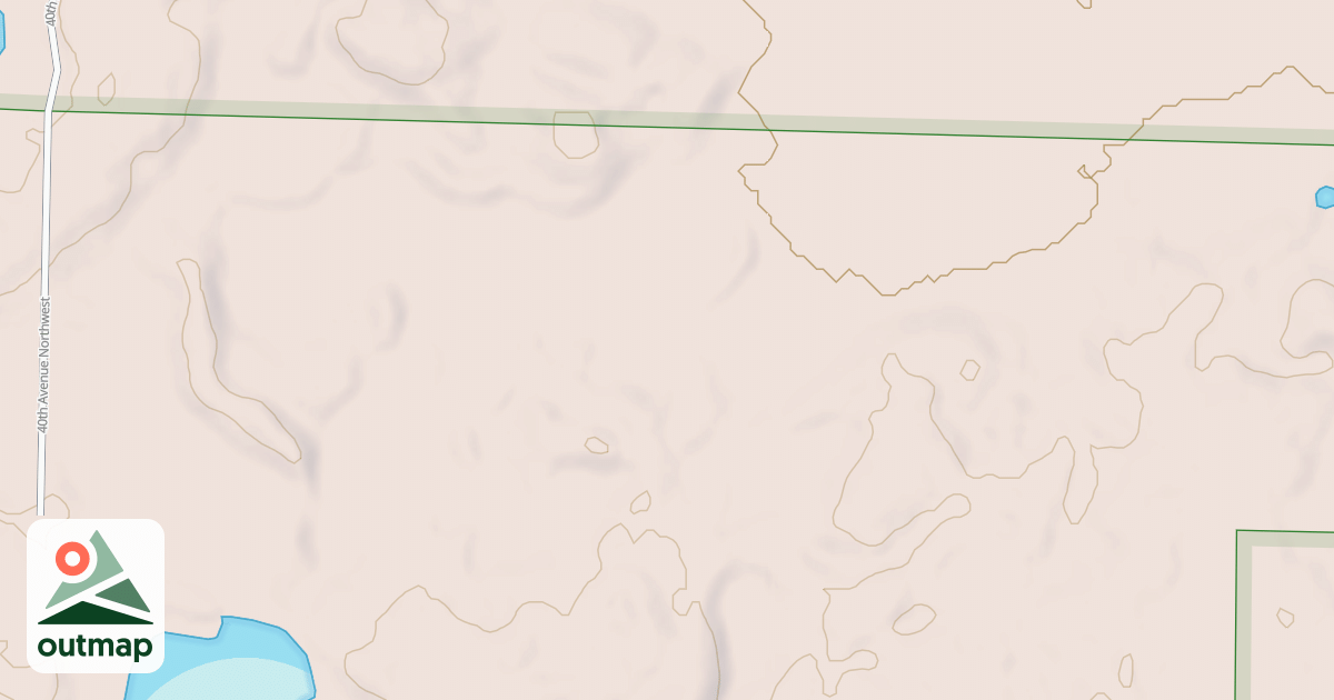 Map of 40TH AVE NORTHEAST