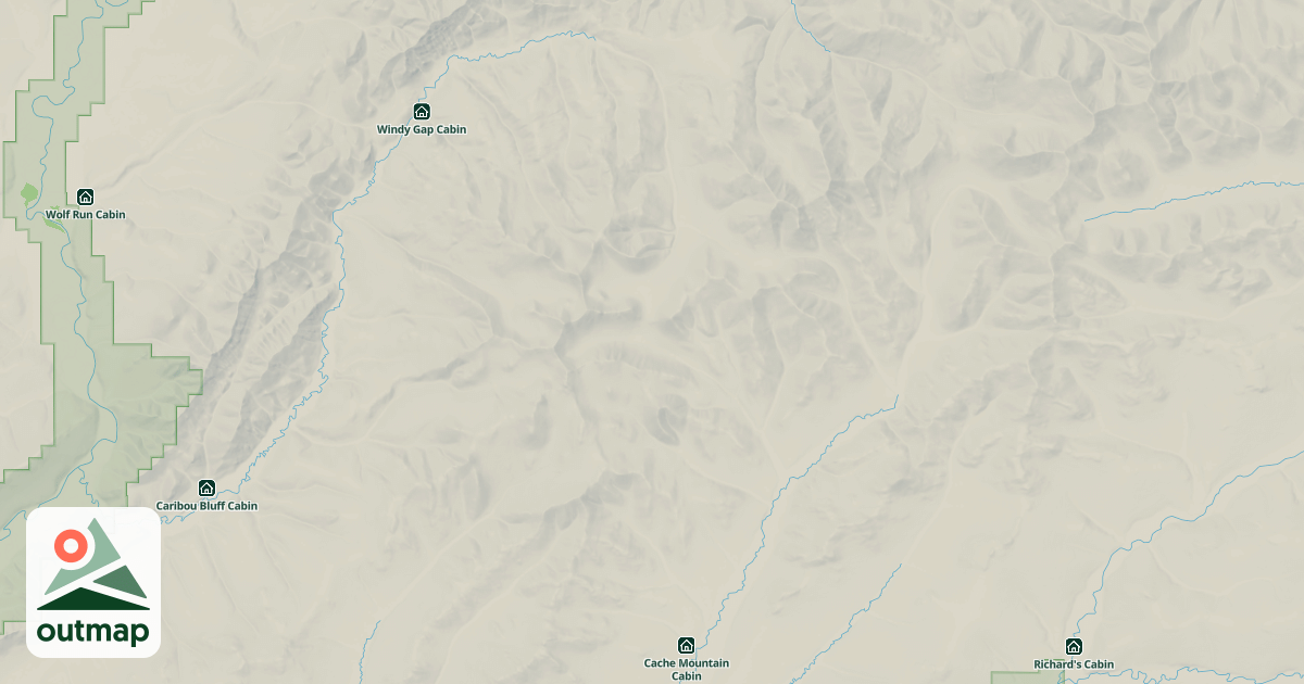 Map of Cache Mountain Loop Trail