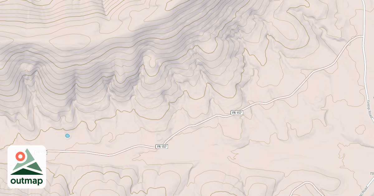 Map of DRY CREEK