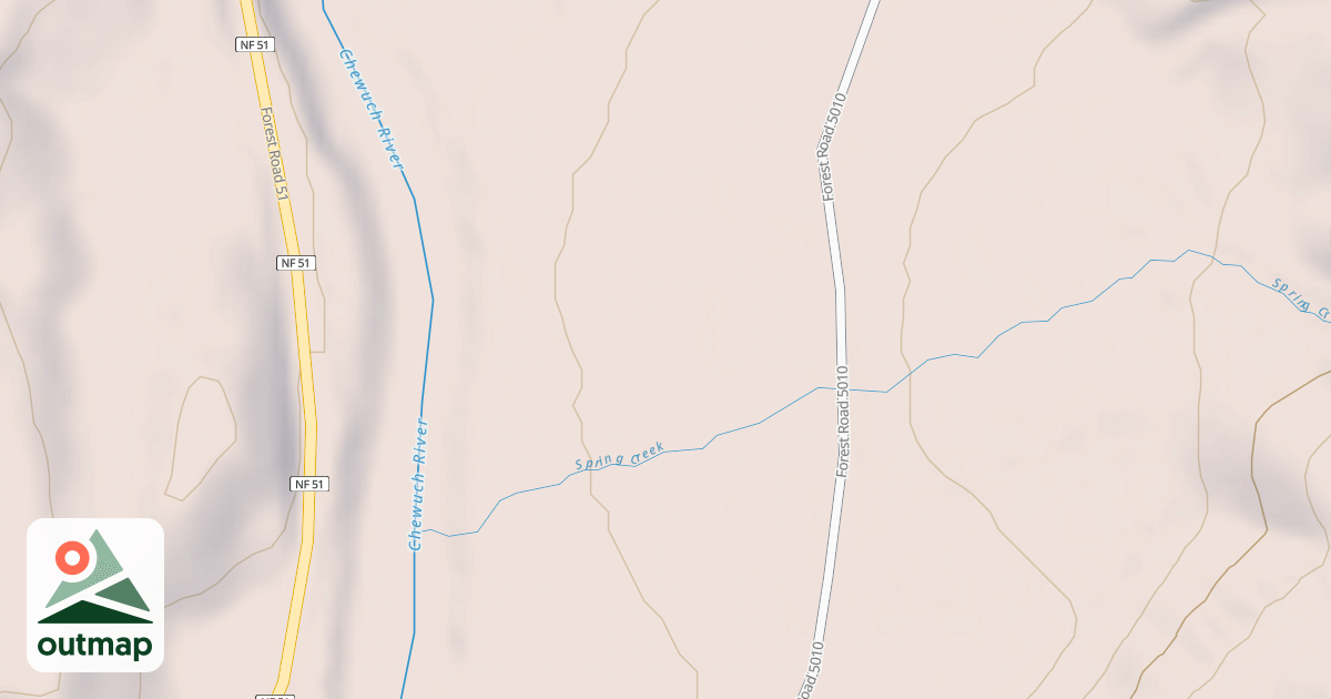 Map of DISP RECREATION SITE
