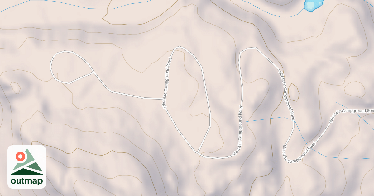 Map of MIX LAKE CG LOOP