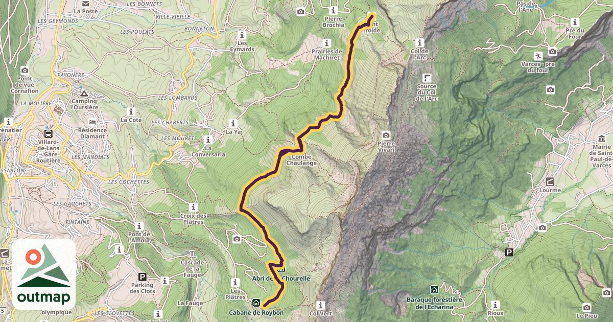 Map of Sentier Gobert