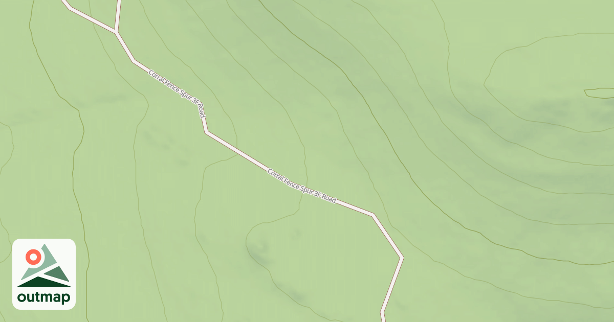 Map of CORRAL FENCE SPUR 3F