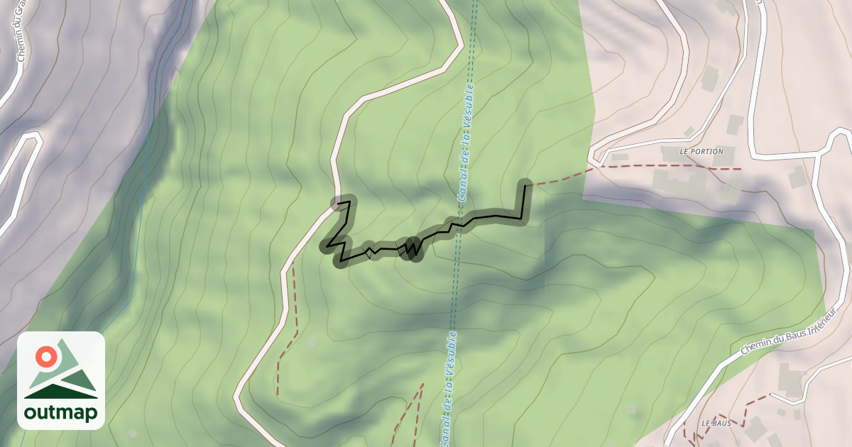 Map of Sentier du Portion