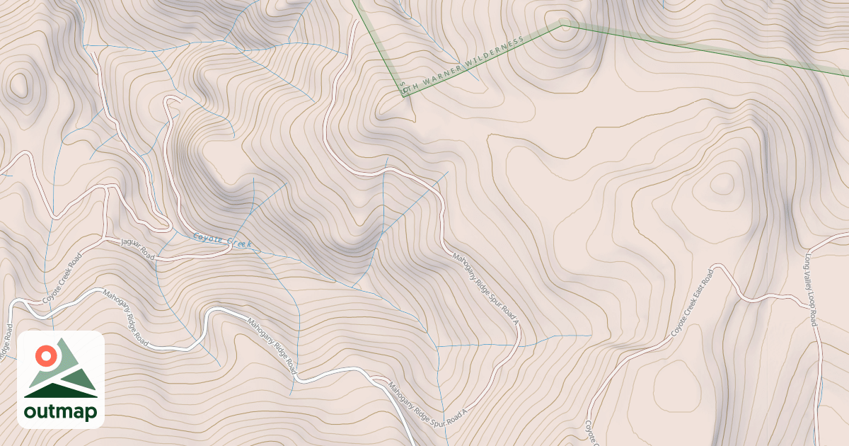 Map of MAHOGANY RIDGE SPU