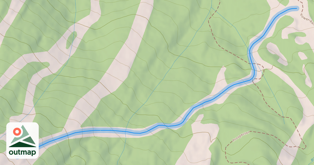 Map of Middle Snowcloud