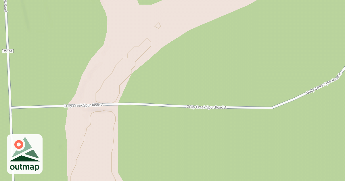 Map of GULLY CREEK SPUR A