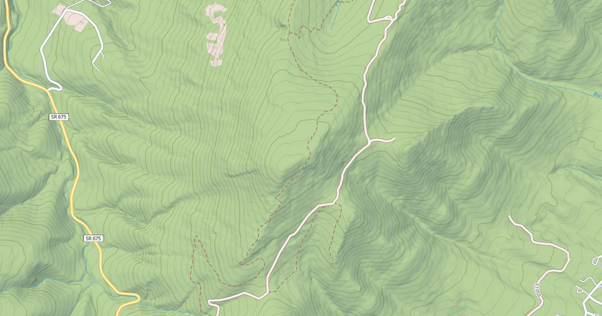 Map preview of Peters Mill Run