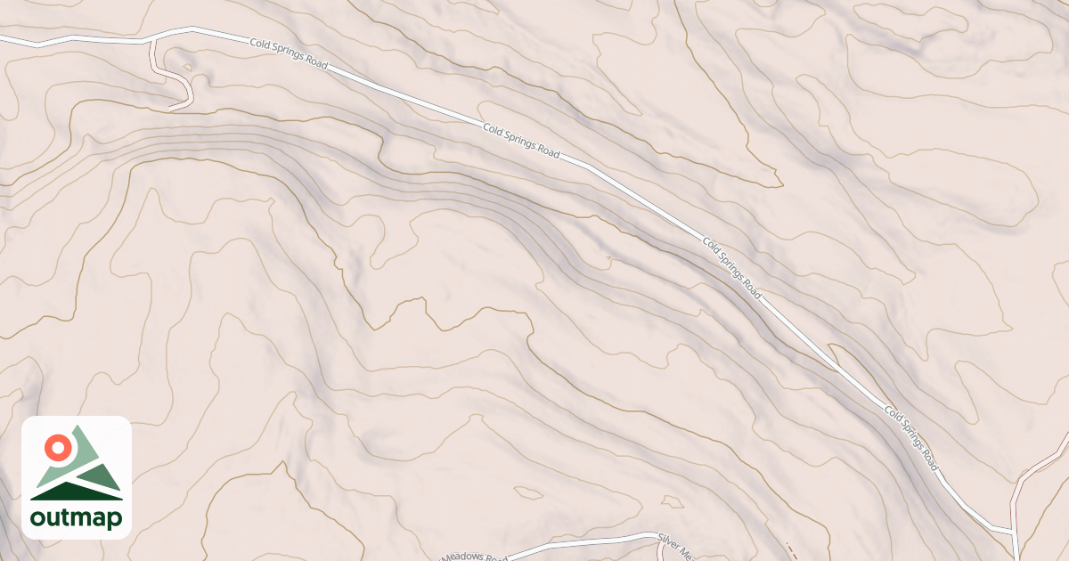 Map of COLD SPRINGS