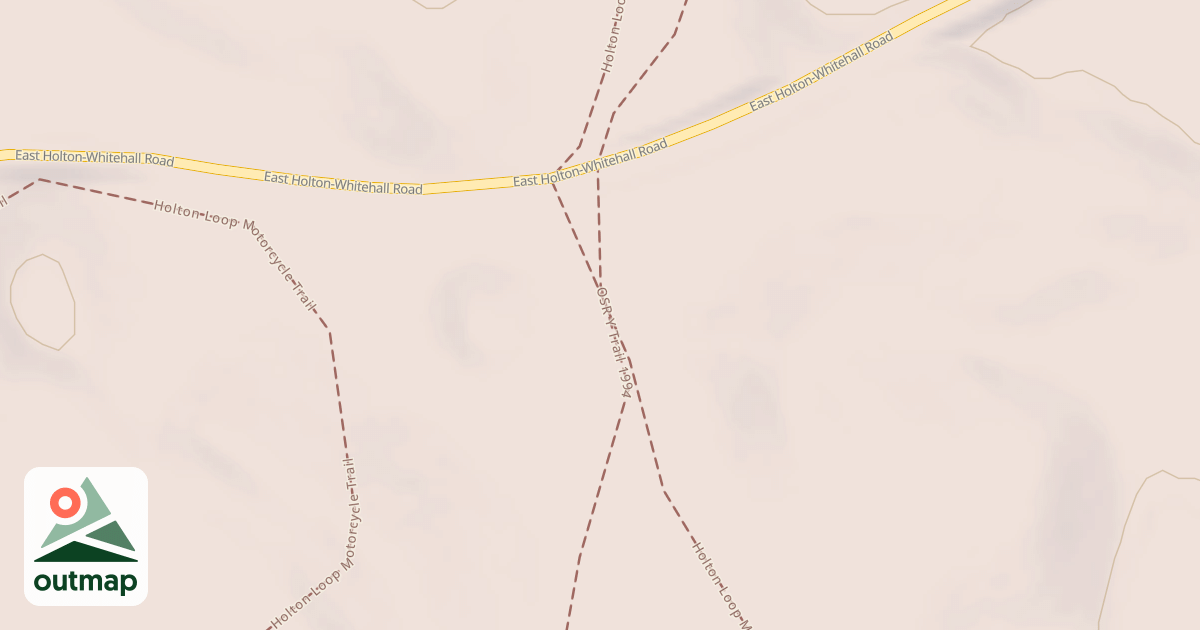 Map of HOLTON MOTORCYCLE TRAIL