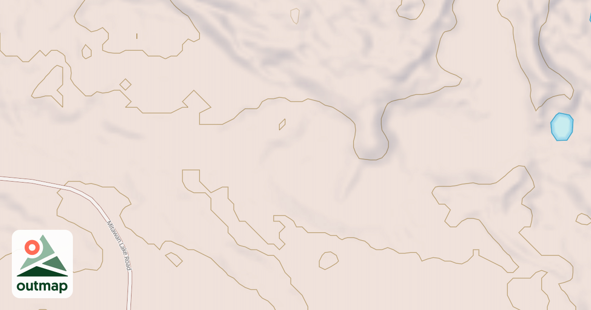 Map of GROUSE LAKE SPUR AA