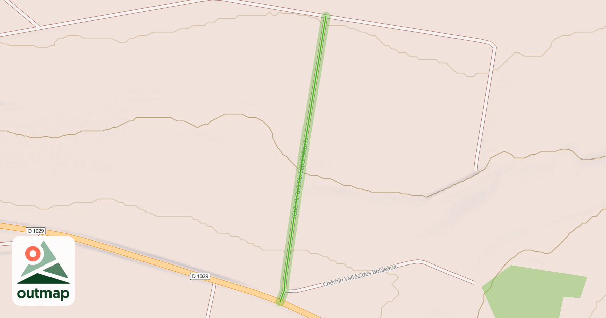 Map of Chemin des Dix Septs Settiers
