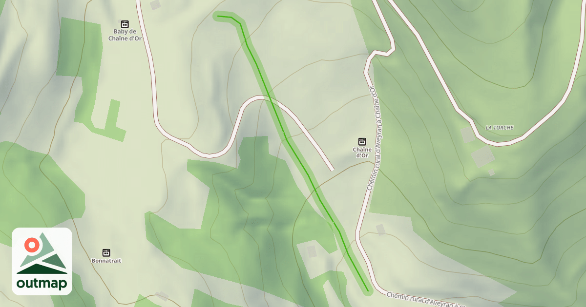 Map of La Mt Blanc