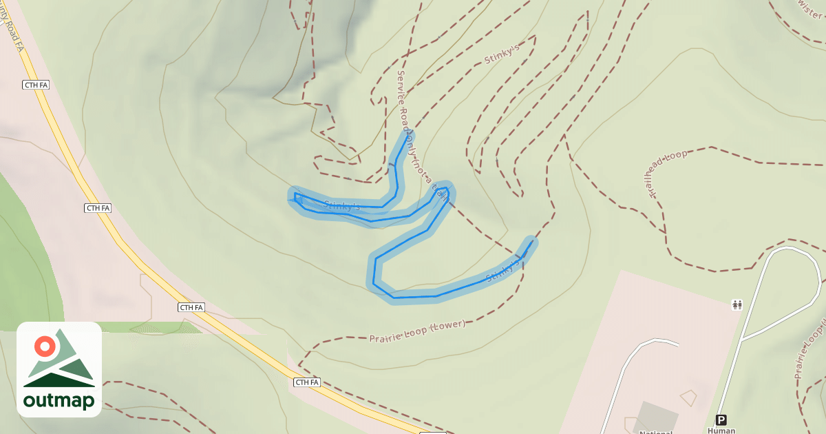 Map of Stinky's