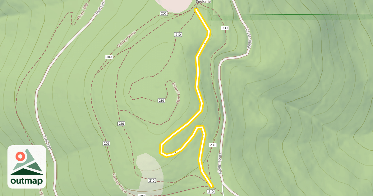 Map of Bear Grass