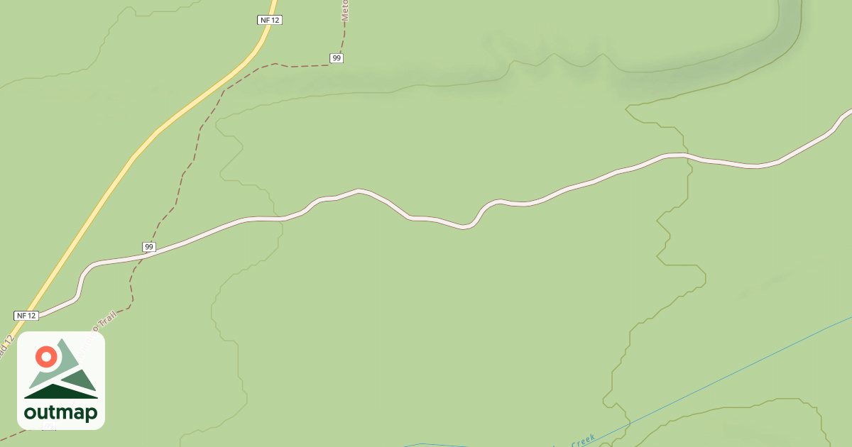 Map of USFS Motor Vehicle Use Map Roads {140C5F5C-2729-4B27-8C83-35E2FBCECA6D}