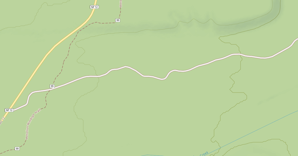 Map preview of USFS Motor Vehicle Use Map Roads {140C5F5C-2729-4B27-8C83-35E2FBCECA6D}