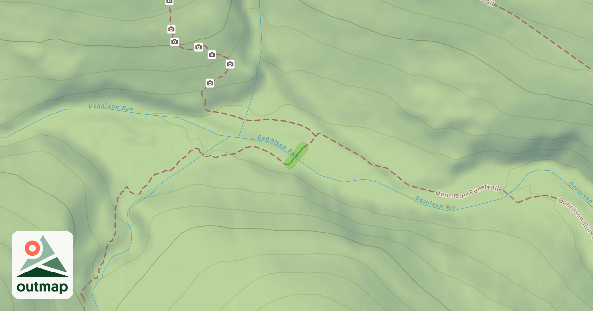 Map of Dennison Run Trail