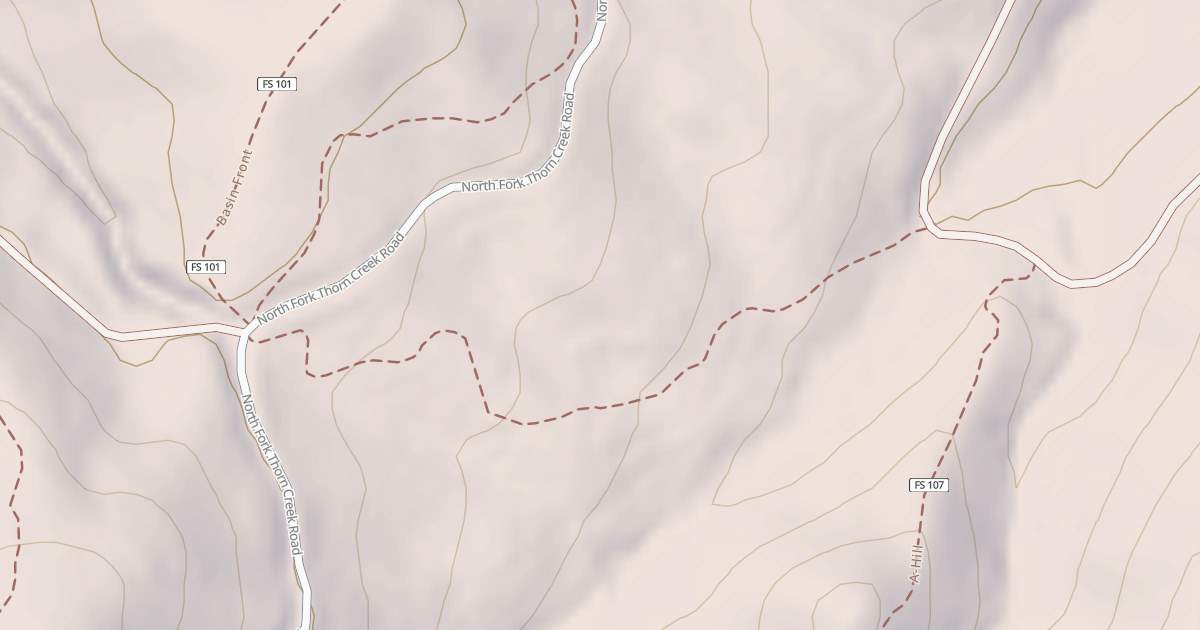Map preview of Dry Creek