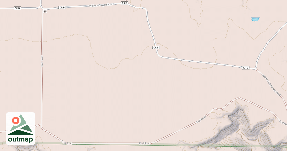 Map of WITHERS CANYON A