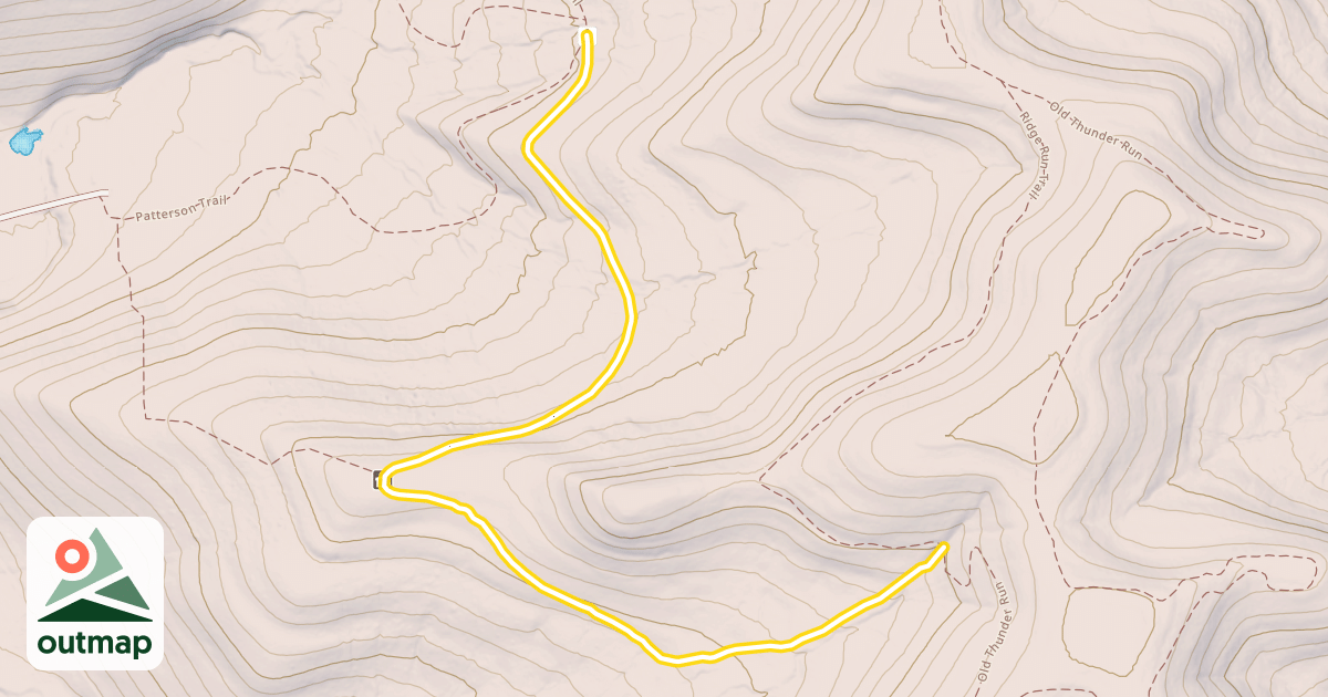 Map of Ridge Run Trail