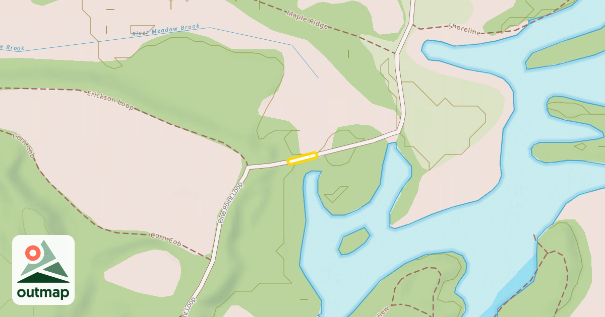 Map of Pine Point Loop
