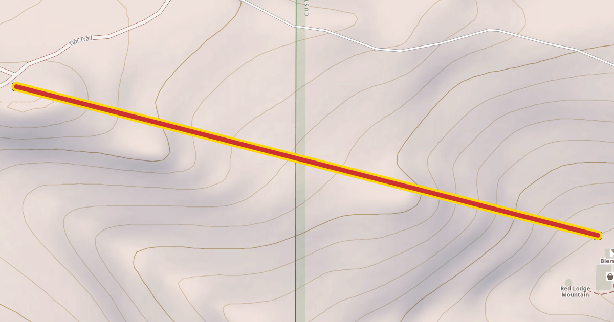 Map preview of The Stache Express