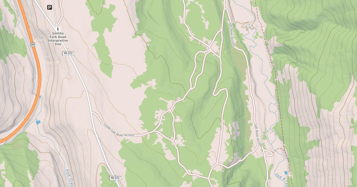 Map preview of SALT RIVER ACCESS